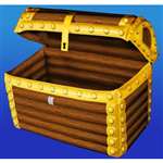 TREASURE CHEST INFLATABLE COOLER