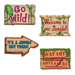 Jungle Sign Cutouts 18 Inches to 20 Inches