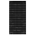 Metallic Square Curtain - Black
