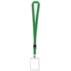 Green Lanyard with Card Holder
