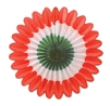 Red, White, and Green Flower Paper Decoration