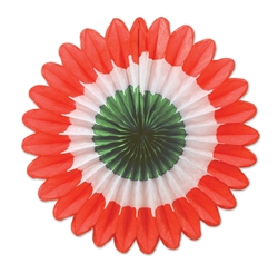 Red, White, and Green Flower Paper Decoration