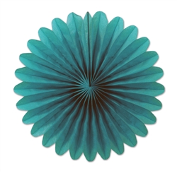 Teal Flower Paper Decoration