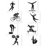 Summer Sports Cutouts