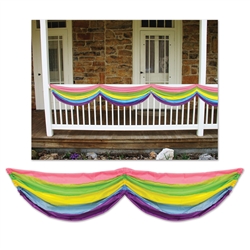 Colorful Fence Draping