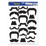 Mustache Wall Clings