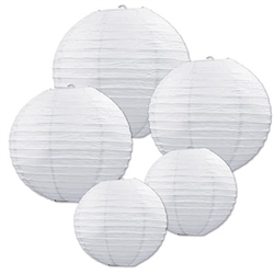 White Paper Lantern Assortment