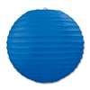 Blue Paper Lanterns 3 Pack 9.5 Inches