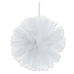 WHITE TULLE BALLS