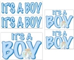 "It's A Boy" Auto-Clings
