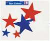 Red, White and Blue Assorted Star Cutouts