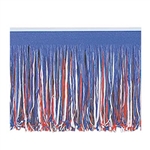 Red  White  And Blue Art-Tissue Fringe Drape