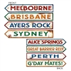 Australian Street Sign Cutouts