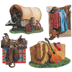 Western Cowboy Cutouts