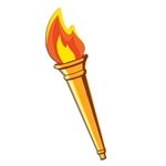 Paper Torch Cutout