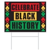 Celebrate Black History Month Lawn Sign - 11.5" x 15.5"