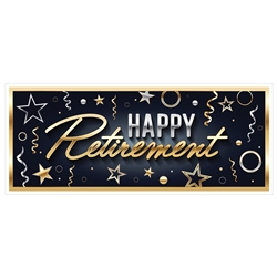 Happy Retirement Oversized Sign Banner