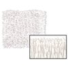 FRINGED TISSUE WHITE MAT 15" X 30"