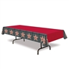 Red Carpet Star Plastic Tablecover