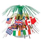 International Flags Mini Cascade Centerpiece