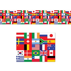 International Flags Poly Decorating Material