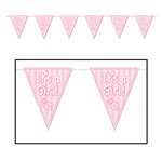 IT'S A GIRL PENNANT BANNER