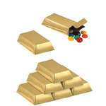 GOLD BARS FOIL FAVOR BOXES