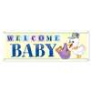 WELCOME BABY SIGN BANNER
