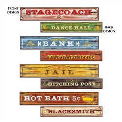 Western Sign Cutouts - ASSORTMENT