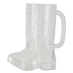 Cowboy Boot Plastic Mug