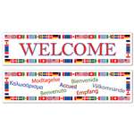 INTERNATIONAL WELCOME BANNERS 2 PACK