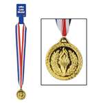 GOLD MEDAL WITH RIBBON