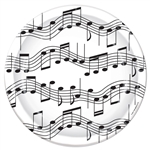 Musical Notes 7 inch Paper Plates