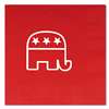 REPUBLICAN RED LUNCHEON NAPKINS