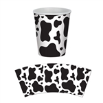 Cow Print 9oz Cups
