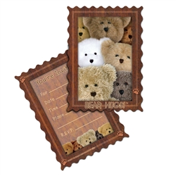 Boyds Bears bear Hugs Party Invitations