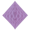 Lavender Paper Tissue Diamond Decoration