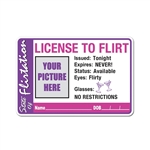 Divorce Party License To Flirt Button