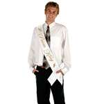 PROM KING SATIN SASH