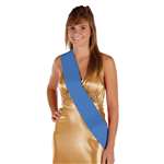 SATIN SASH BLUE