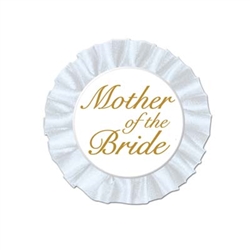 MOTHER OF THE BRIDE SATIN BUTTON