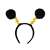 BLACK-YELLOW SOFT TOUCH POM POM BOPPERS(BEE)