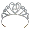 Glittered Metal "70" Tiara 