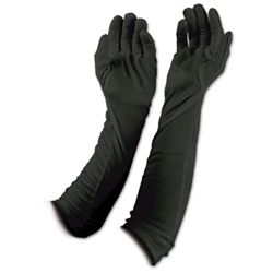 BLACK EVENING GLOVES