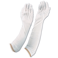 WHITE EVENING GLOVES