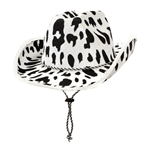 Cow Print Cowboy Hat