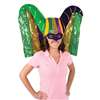 Masked Mardi Gras Hat with Drape