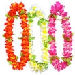 Sunset Floral Leis - 3 Pack