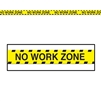 No Work Zone Caution Tape