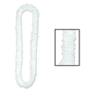 LARGE POLY WHITE LEIS - 2 1/4in